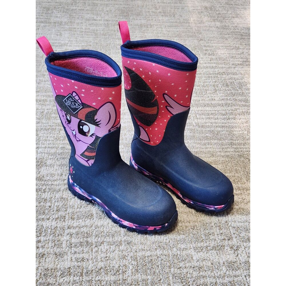 The Original Muck Boot Co Kids My Little Pony Twilight Sparkle Rain Boots Size 3